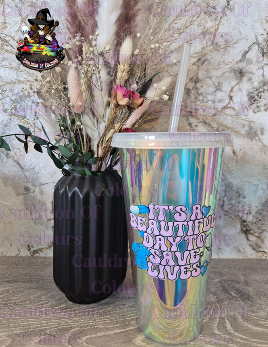 It's a beautiful day to save lives, Cold Cup