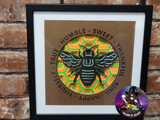 Bee Shadow Box