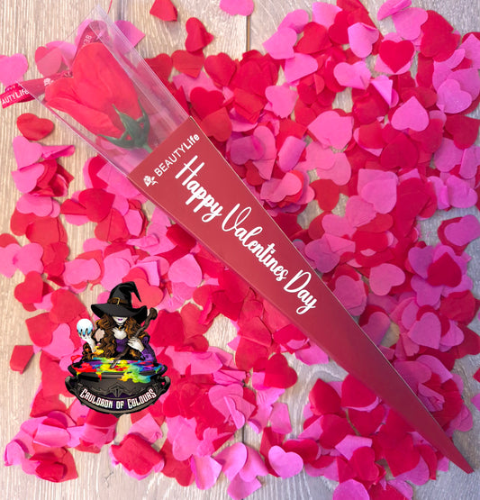 Valentines Day Rose (Personalisation available)