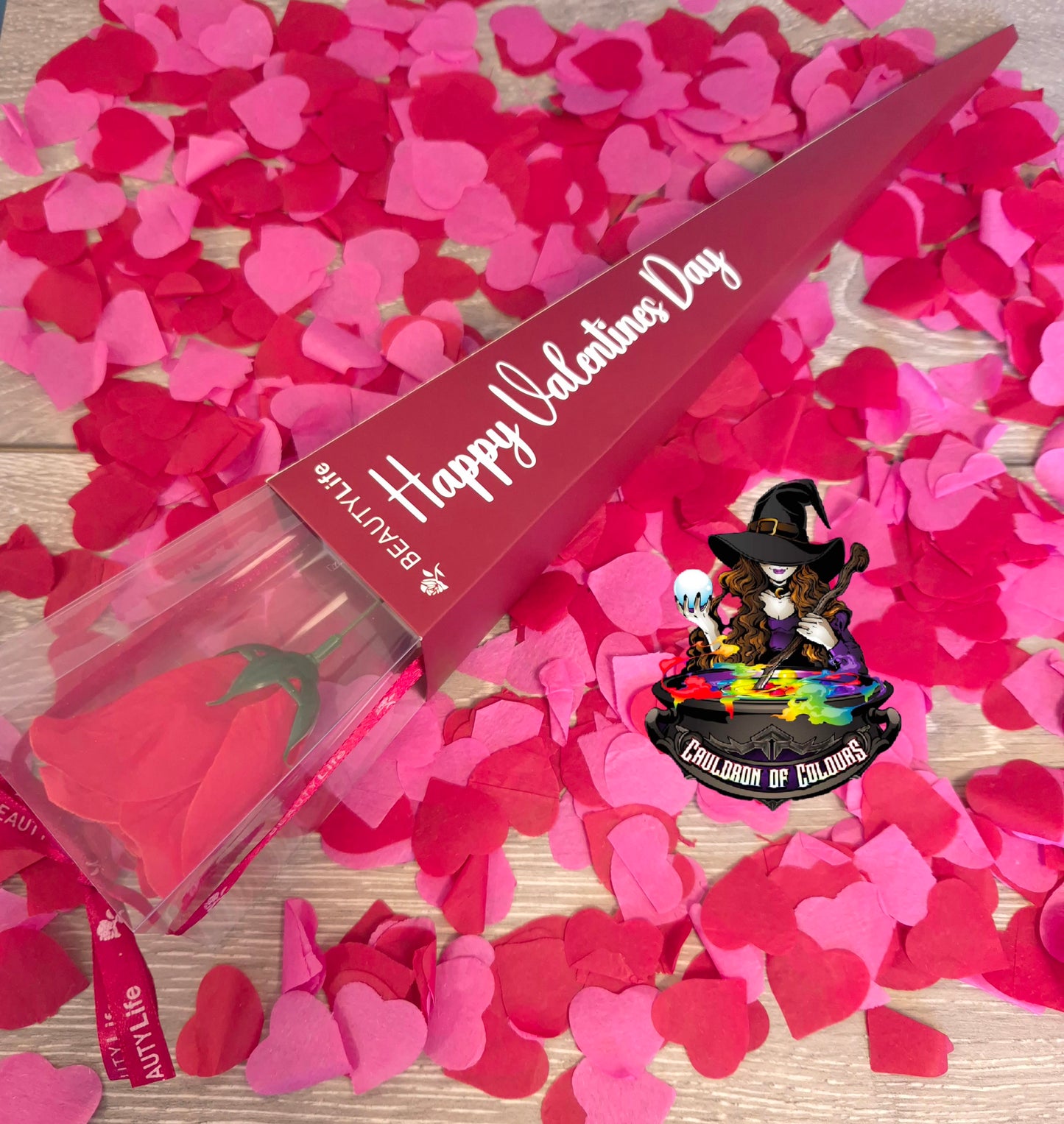 Valentines Day Rose (Personalisation available)
