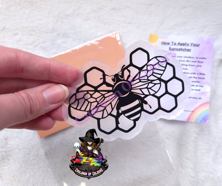 Bee Suncatcher Window Cling