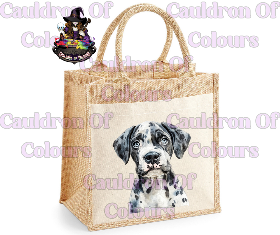 Cane Corso Jute Tote Bag