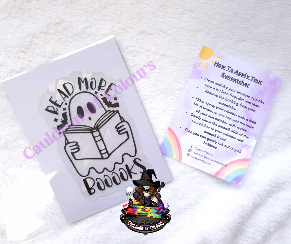 Read More Books Suncatcher Window Cling