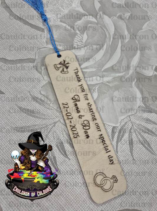 Wedding Bookmark