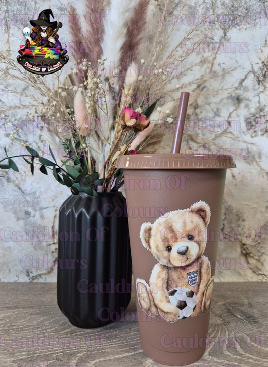Football Bear Cold Cup