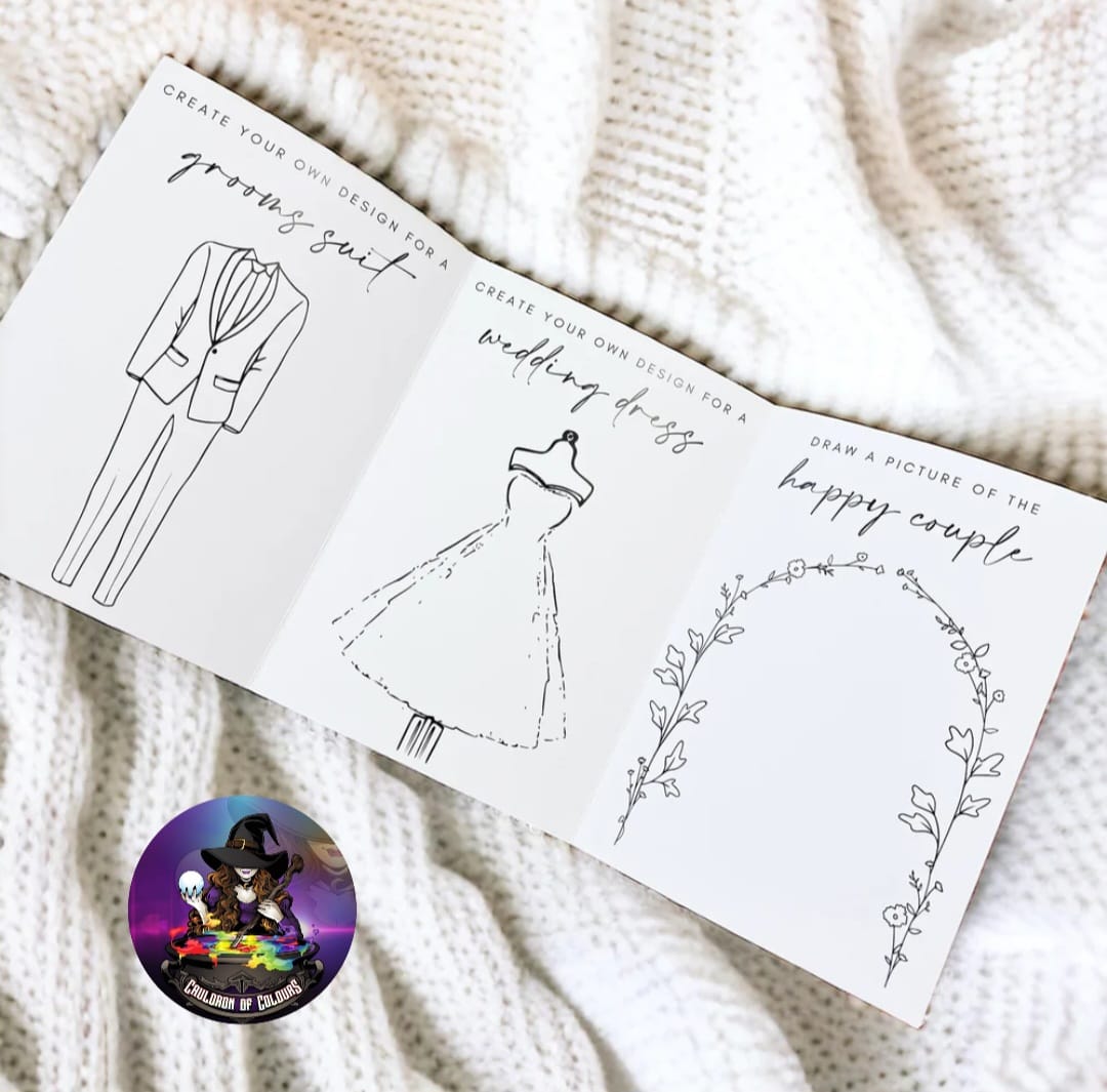Little book of wedding activities (Personalised)