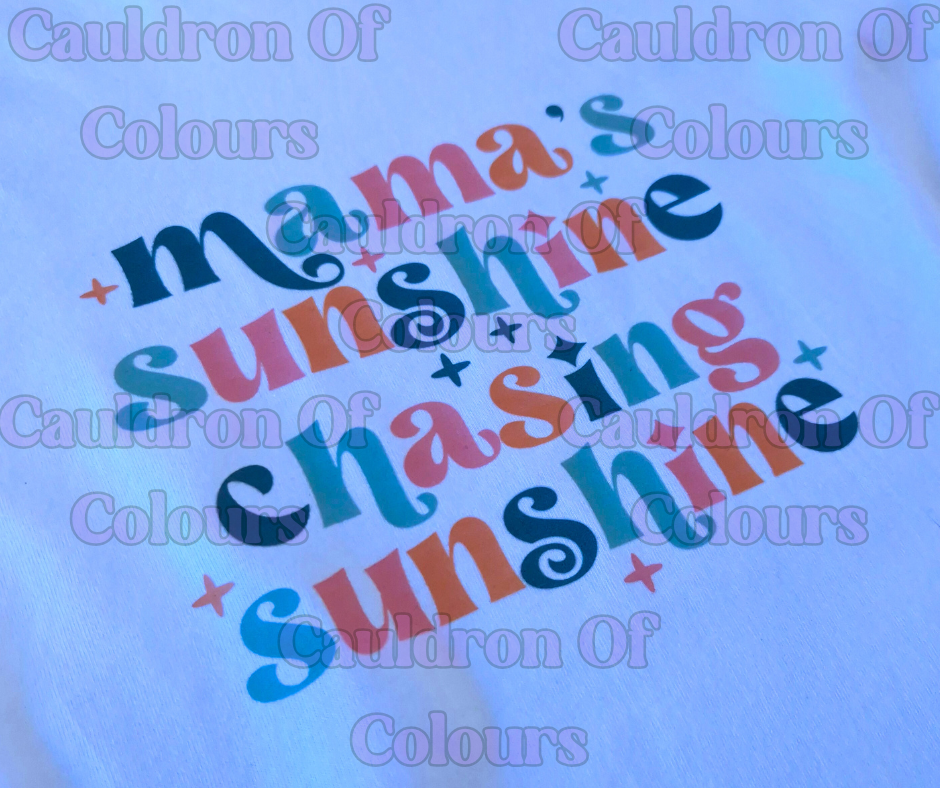 Mama's Sunshine White T-shirt Ages 11-12 Years