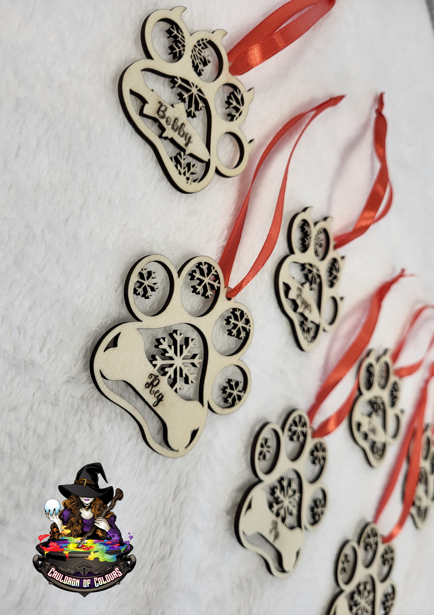 Personalised Cat/Dog Wooden Ornament