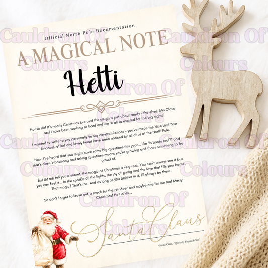 A Magical Note Certificate (Multiples Designs!)