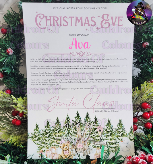 Christmas Eve Certificates (Multiples Designs!)