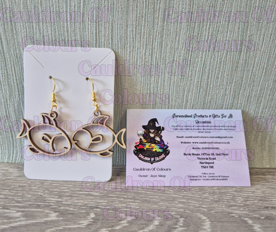 Fish Earrings (3 designs to choose from)