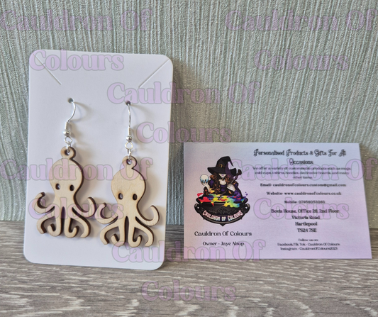 Octopus Earrings (2 designs to choose from)