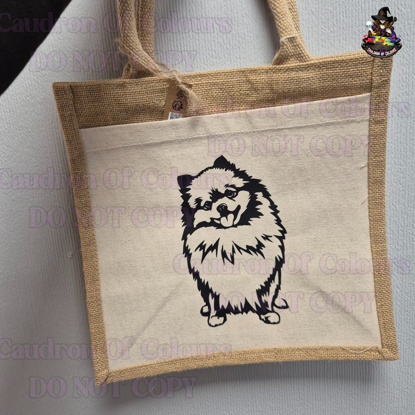 Pomeranian Jute Bag