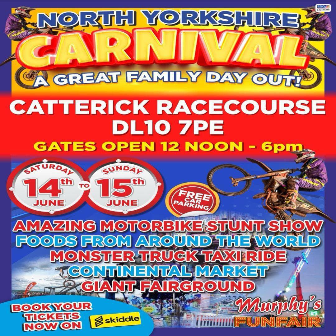 North Yorkshire Carnival - Catterick Racecourse 14th & 15th June 2025
