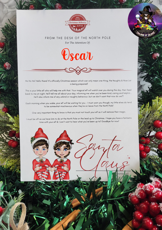 Elf Christmas Certificate