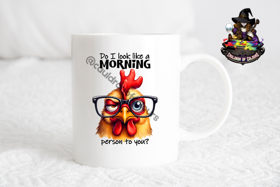 Do I look like a morning person to you? 11oz Glossy Mug