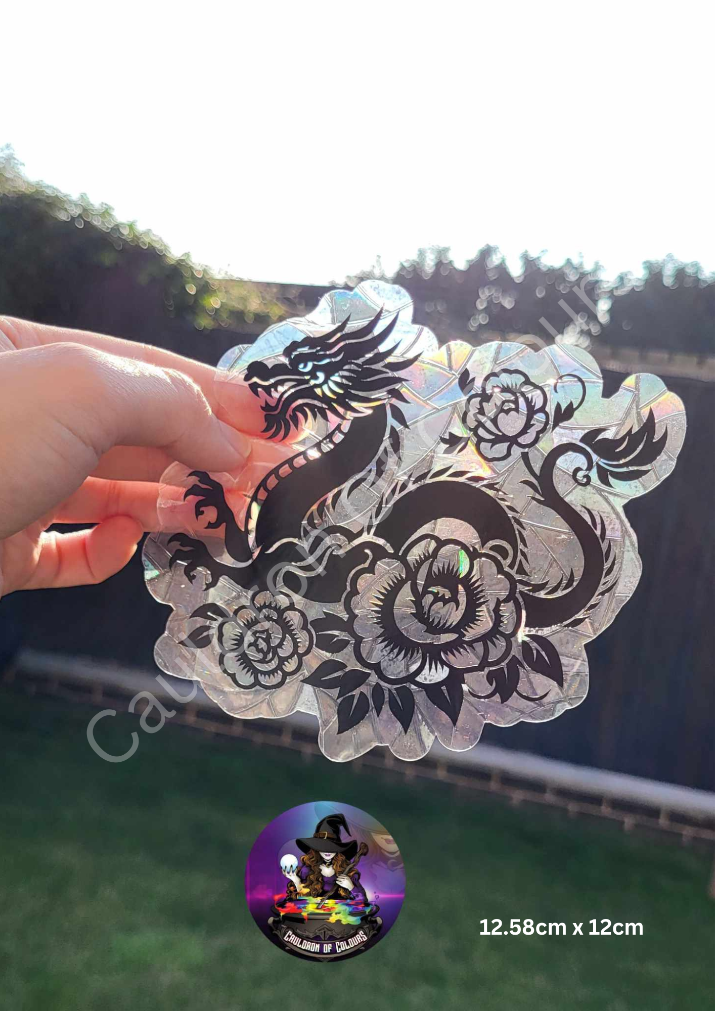 Dragon Suncatcher Window Cling