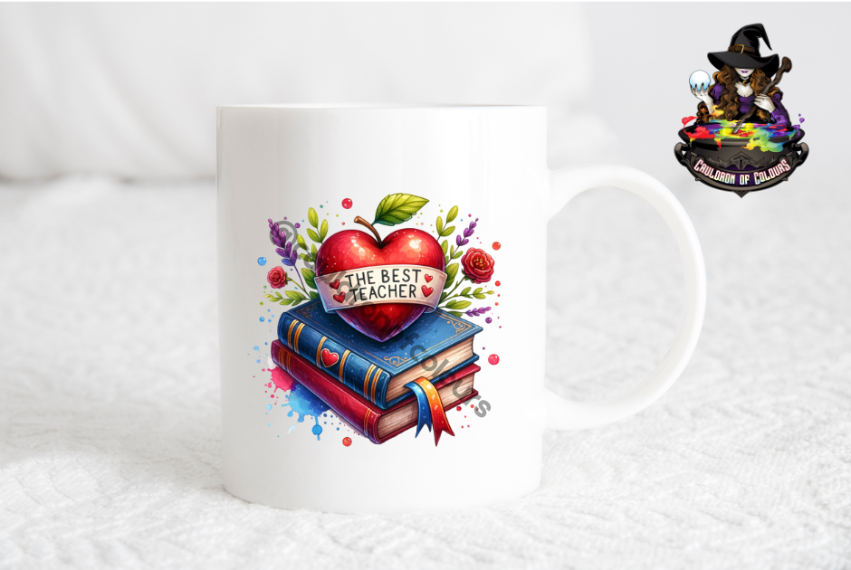 The Best Teacher 11oz Mug, perfect teacher gift