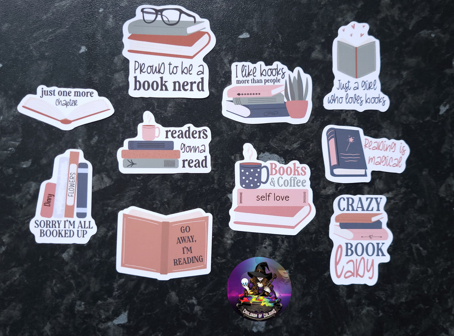 Book Lover Stickers