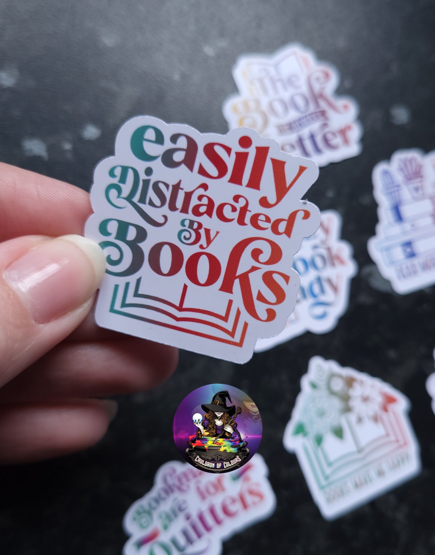 Colourful Book Lover Stickers