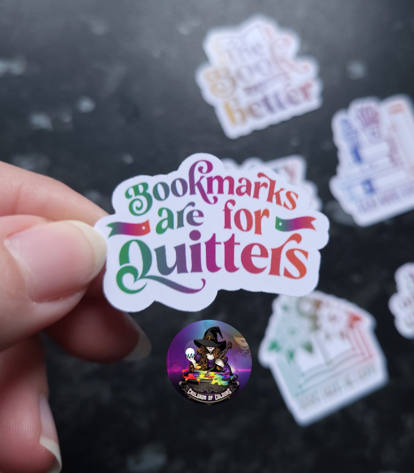 Colourful Book Lover Stickers