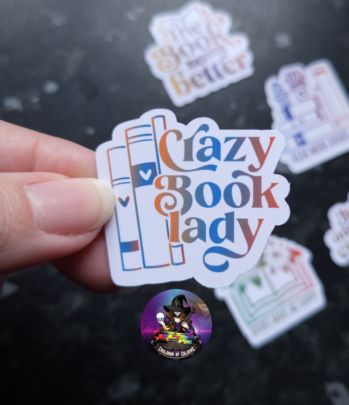 Colourful Book Lover Stickers