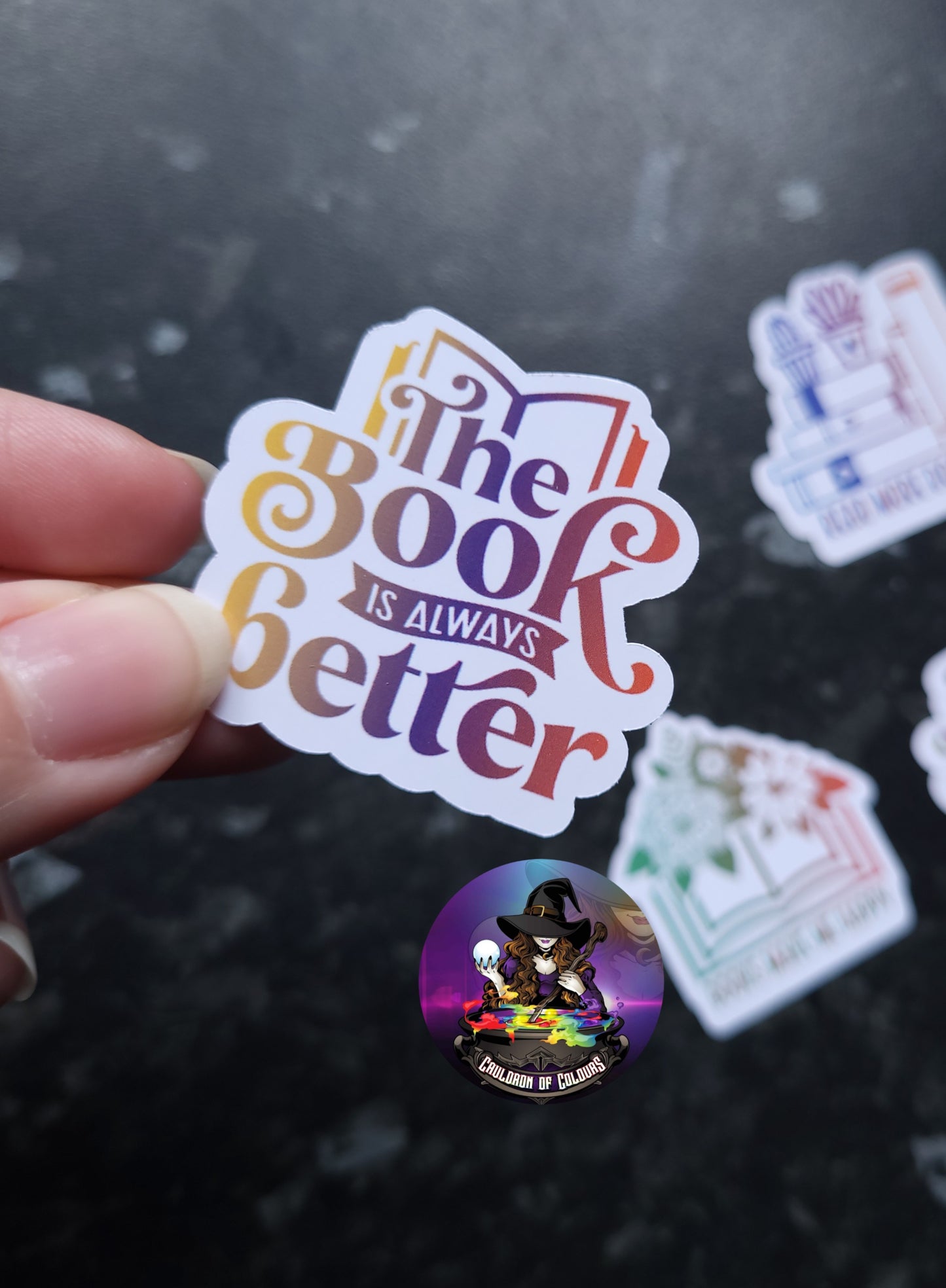 Colourful Book Lover Stickers