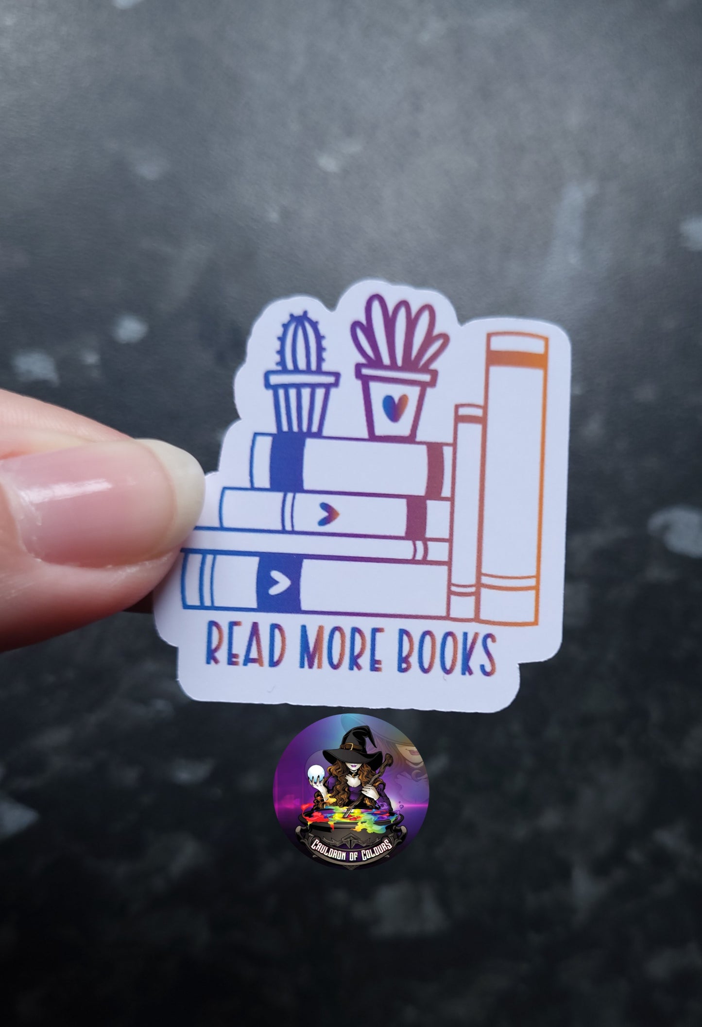 Colourful Book Lover Stickers