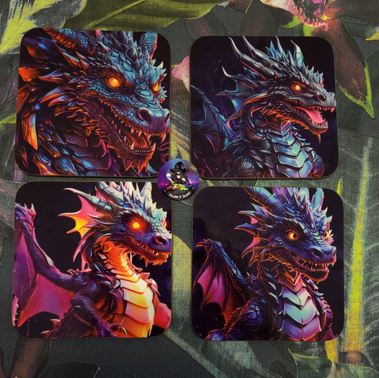 Dragon Coasters - Set of 4