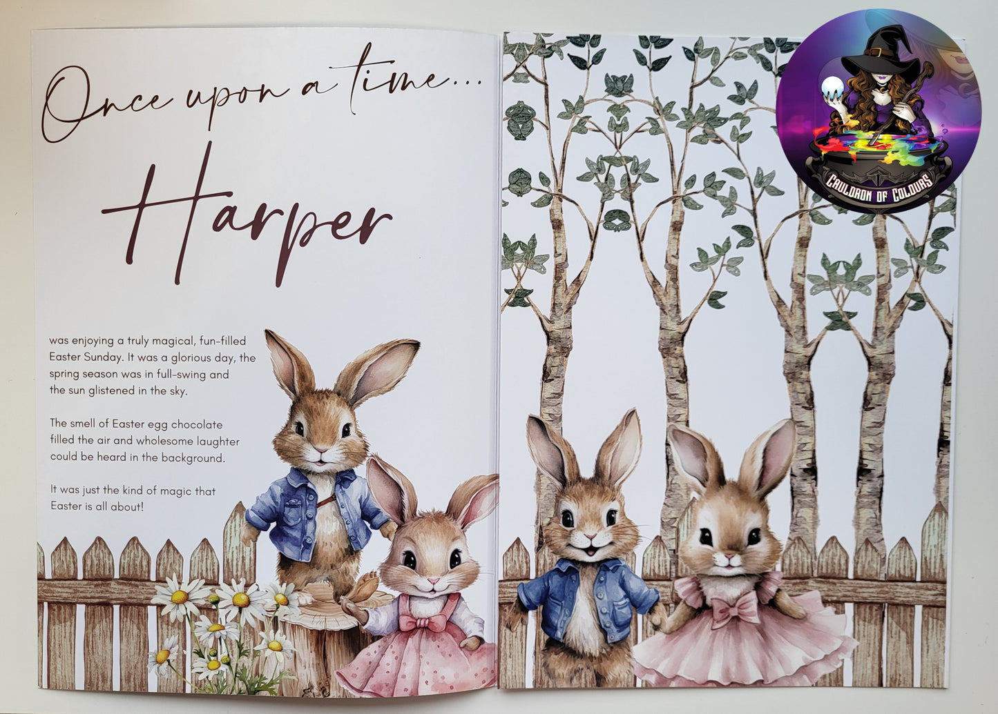 Easter Story Booklet, Personalised