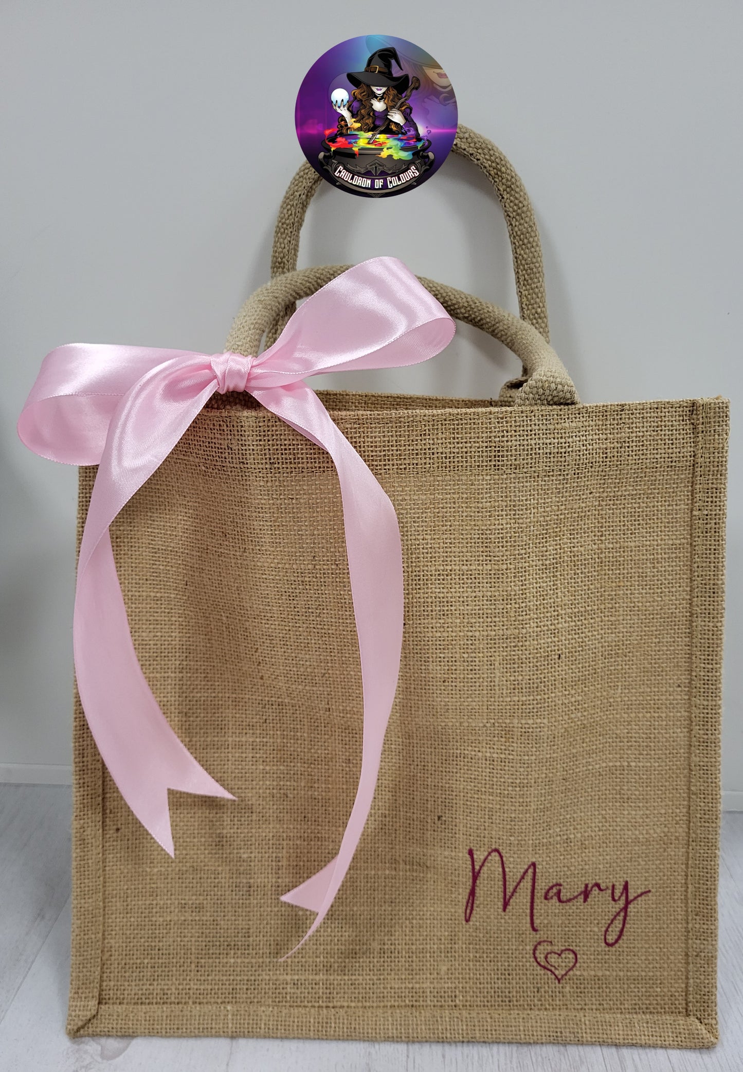 Personalised Laminated Jute Bag