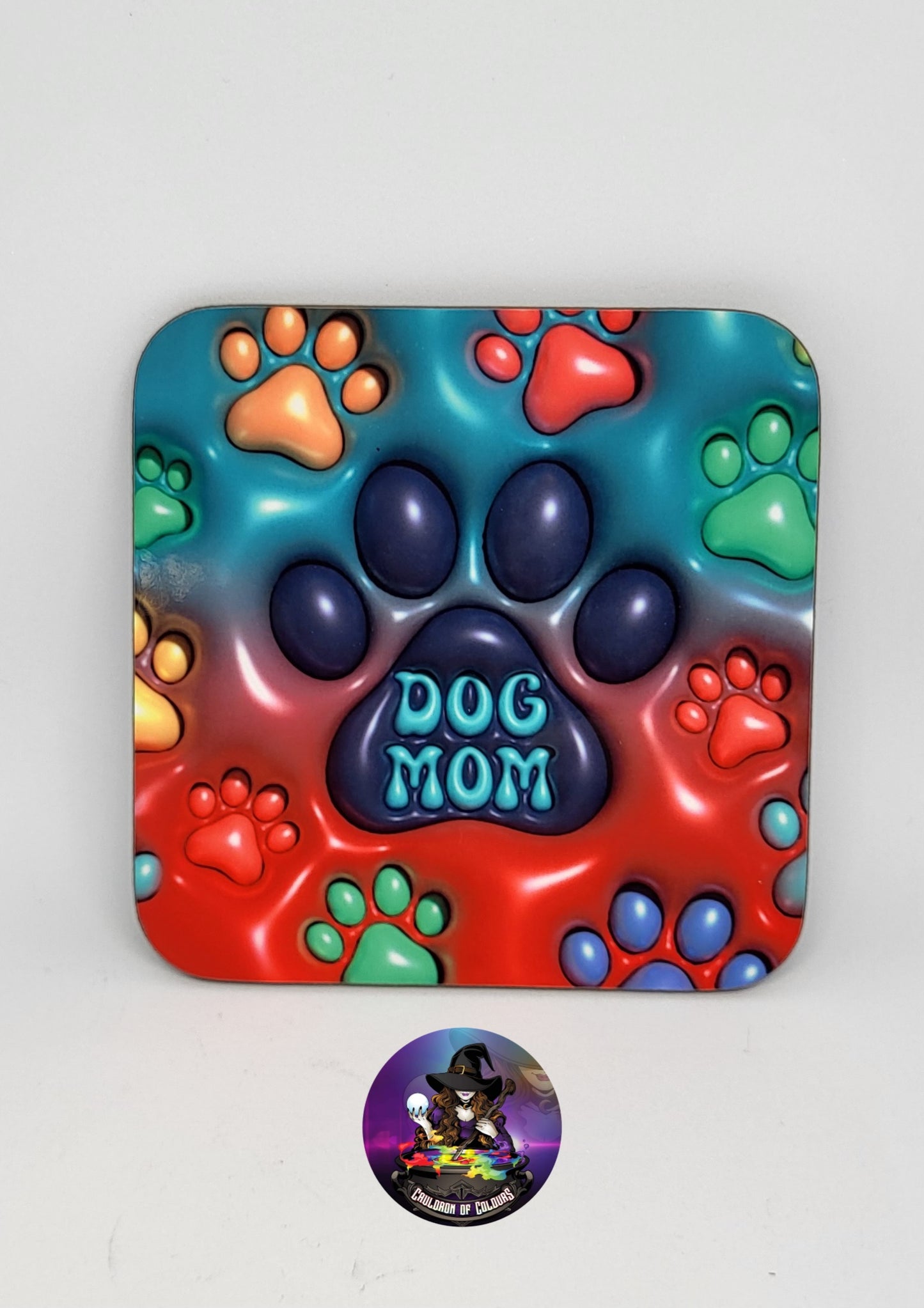 Dog Mum 3D inflated style design (Set option available)