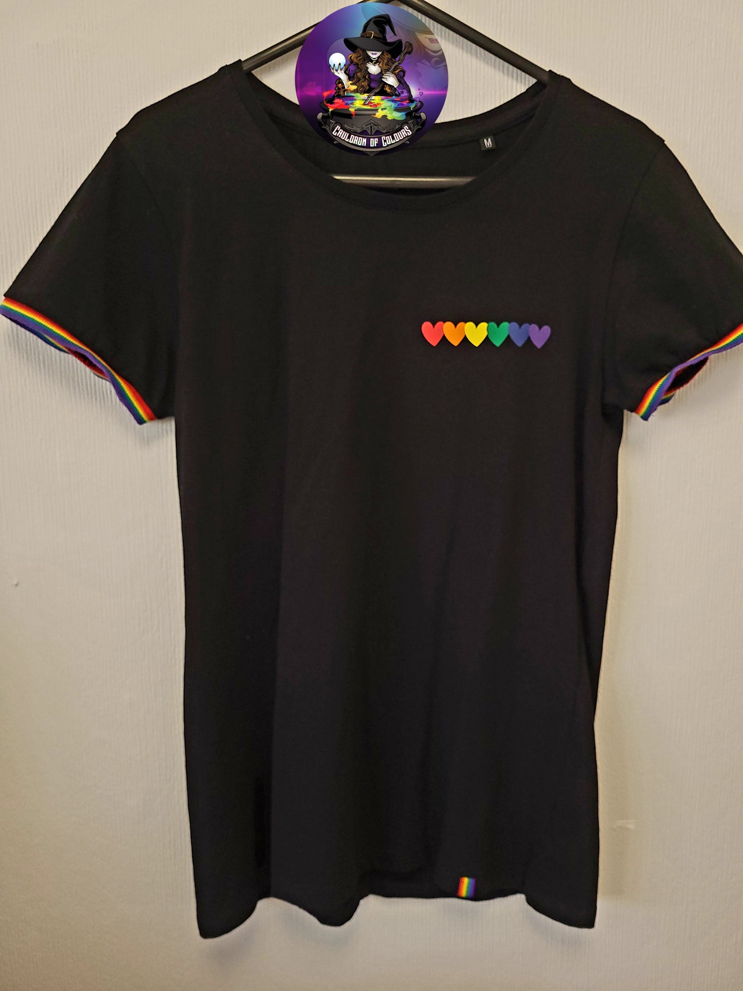 Rainbow T-shirt Pride, size Medium (Womens)