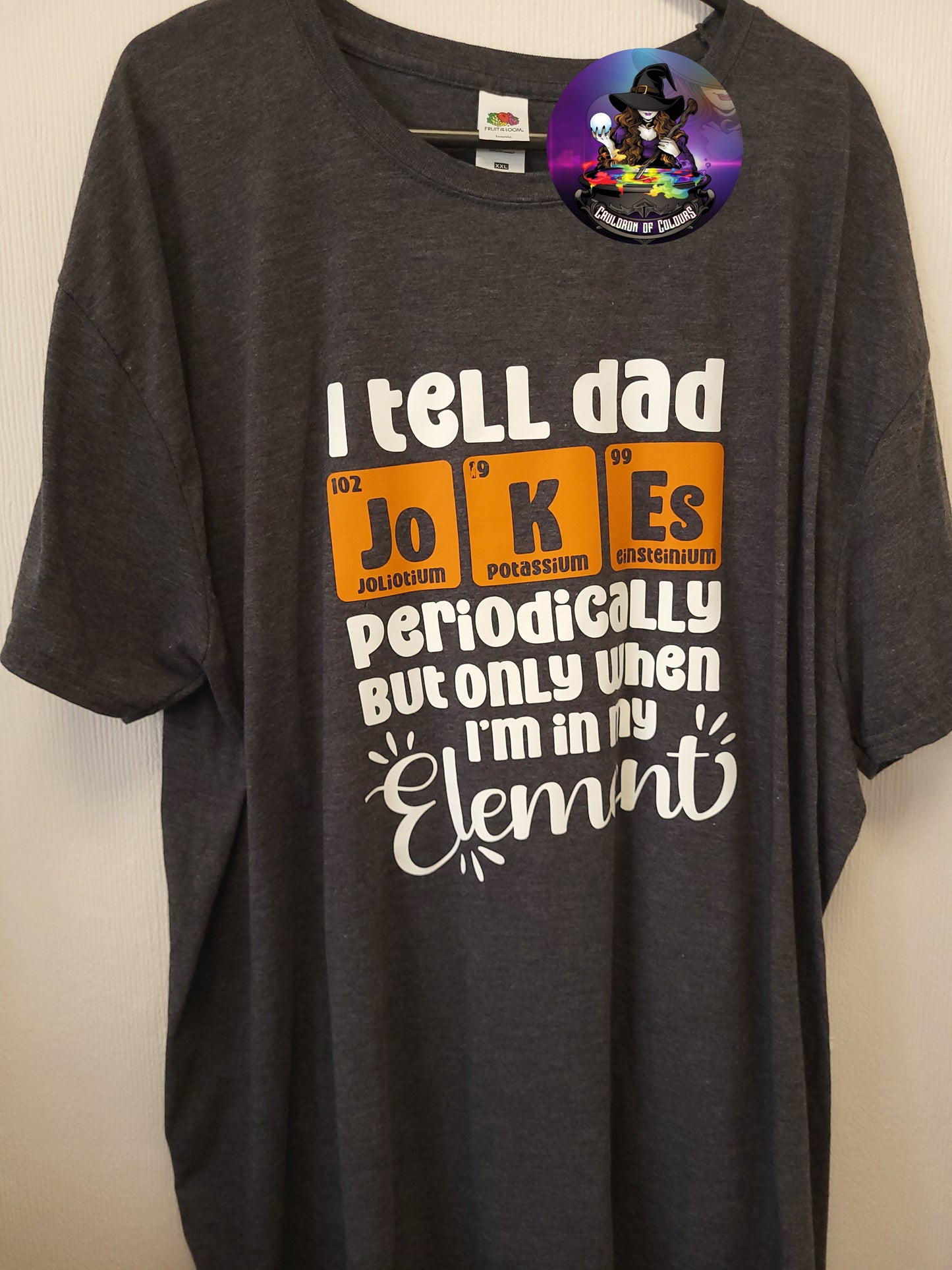 FAULTY Dad joke T-shirt, Size XXL (47-49 Chest)