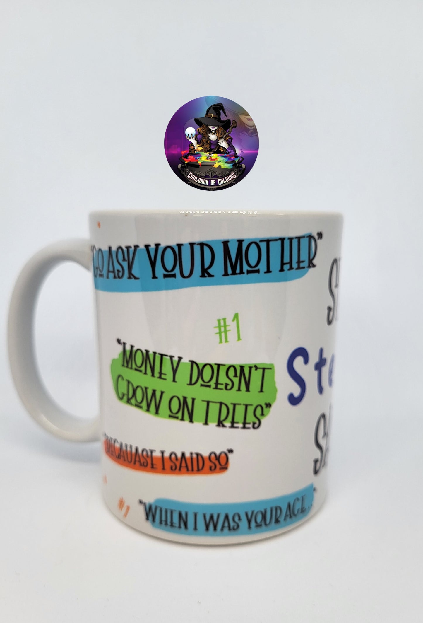 S**T Dad Says 11 floz mug (PERSONALISED), Dad Gift, Glossy Finish