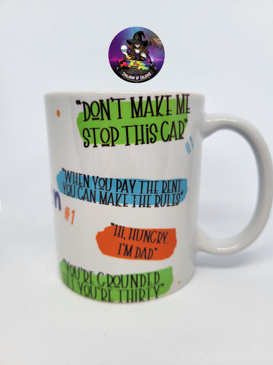 S**T Dad Says 11 floz mug, Dad Gift, Glossy Finish