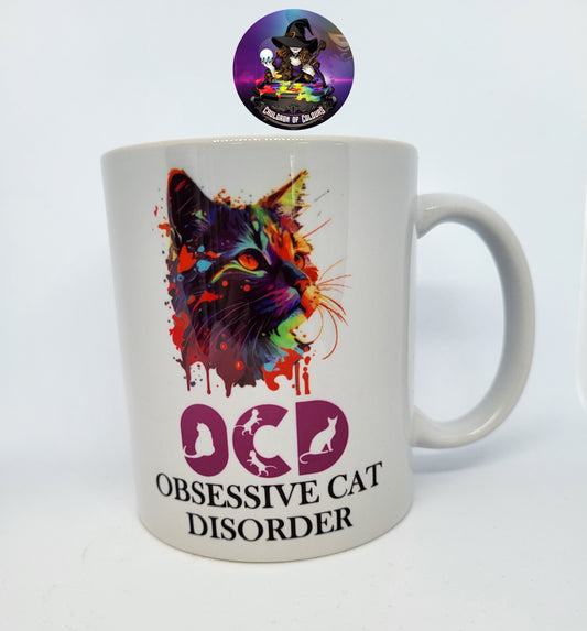 OCD Obsessive Cat Disorder, 11 floz, Glossy Finish