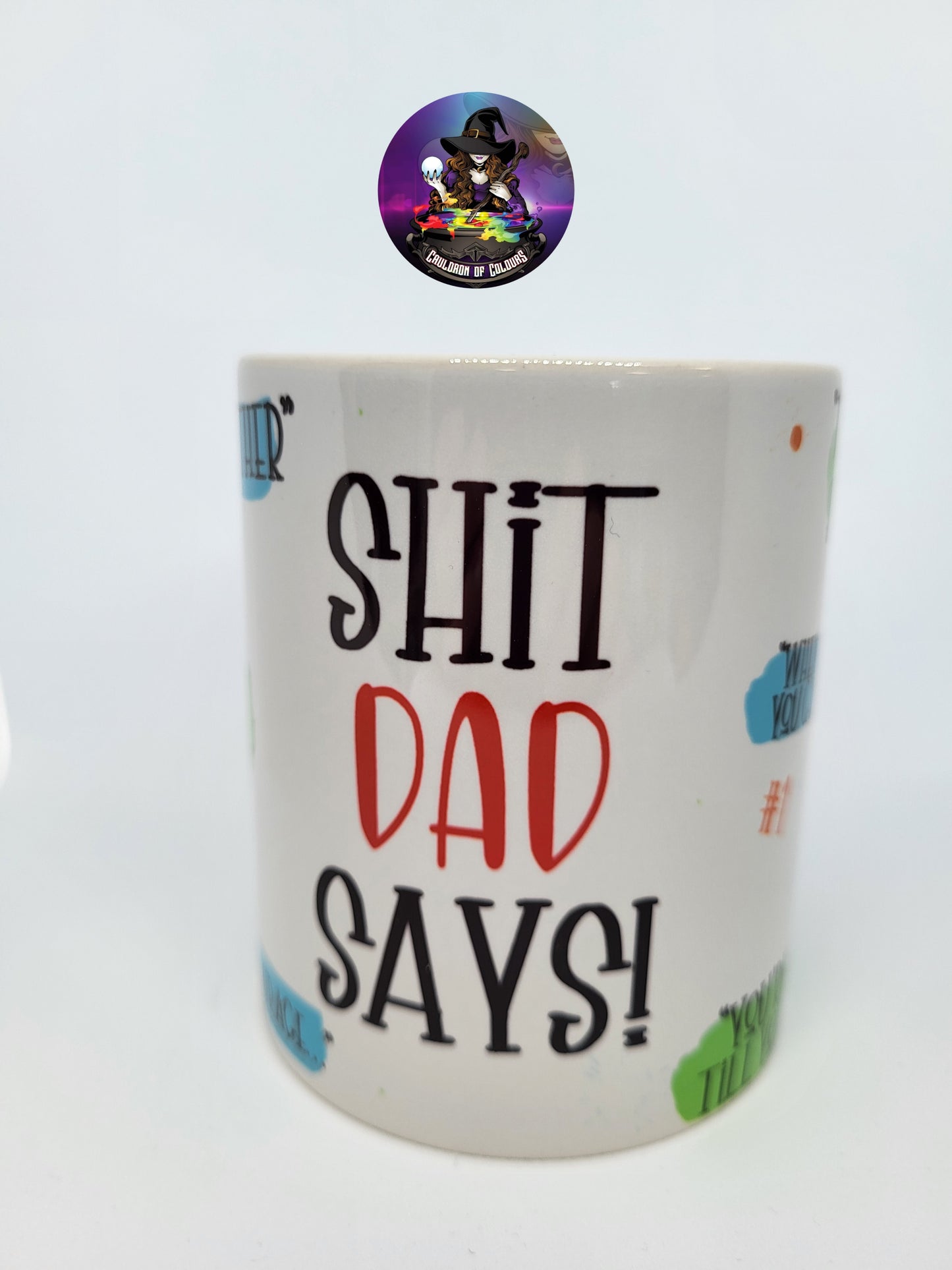 S**T Dad Says 11 floz mug, Dad Gift, Glossy Finish