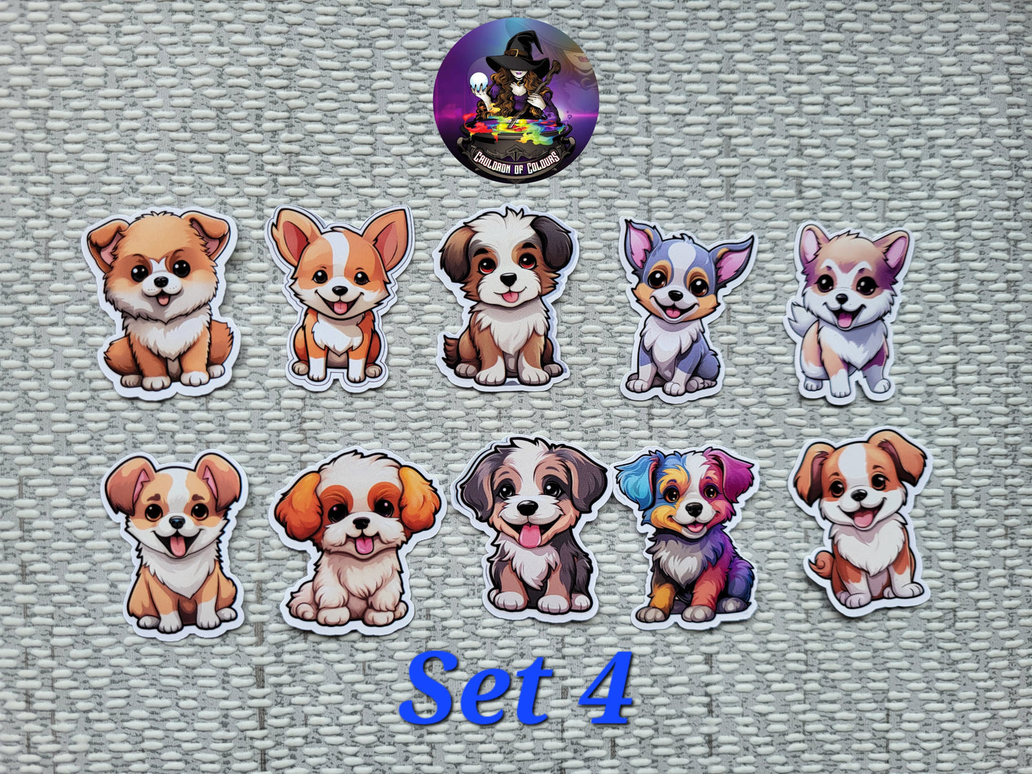 100 Cute Animals Stickers (Set options available) 4cm