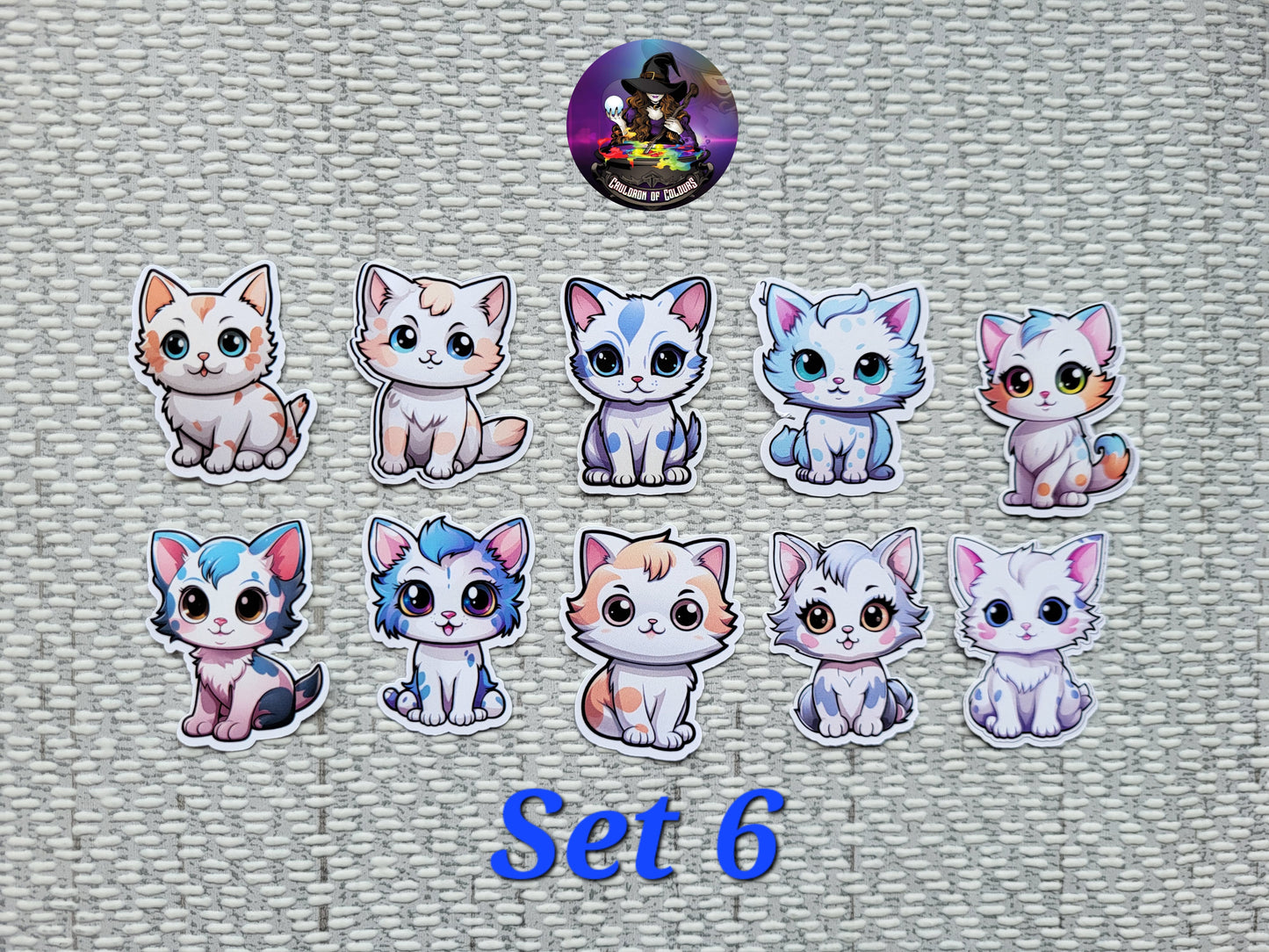 100 Cute Animals Stickers (Set options available) 4cm