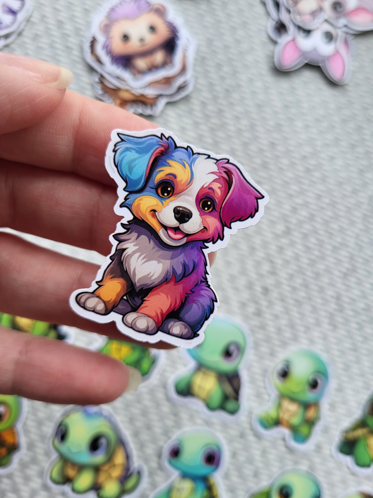 100 Cute Animals Stickers (Set options available) 4cm