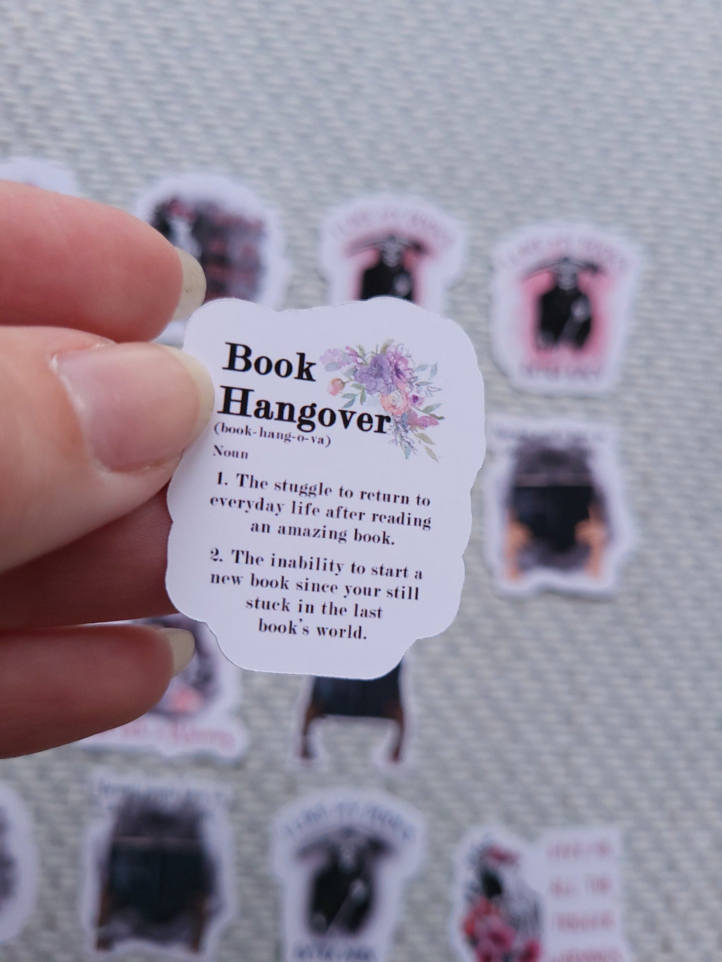 Dark & Spicy Book Lover Sticker Set (4cm) Not suitable for those under the age of 18!