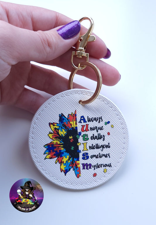 Autism Awareness Keyring