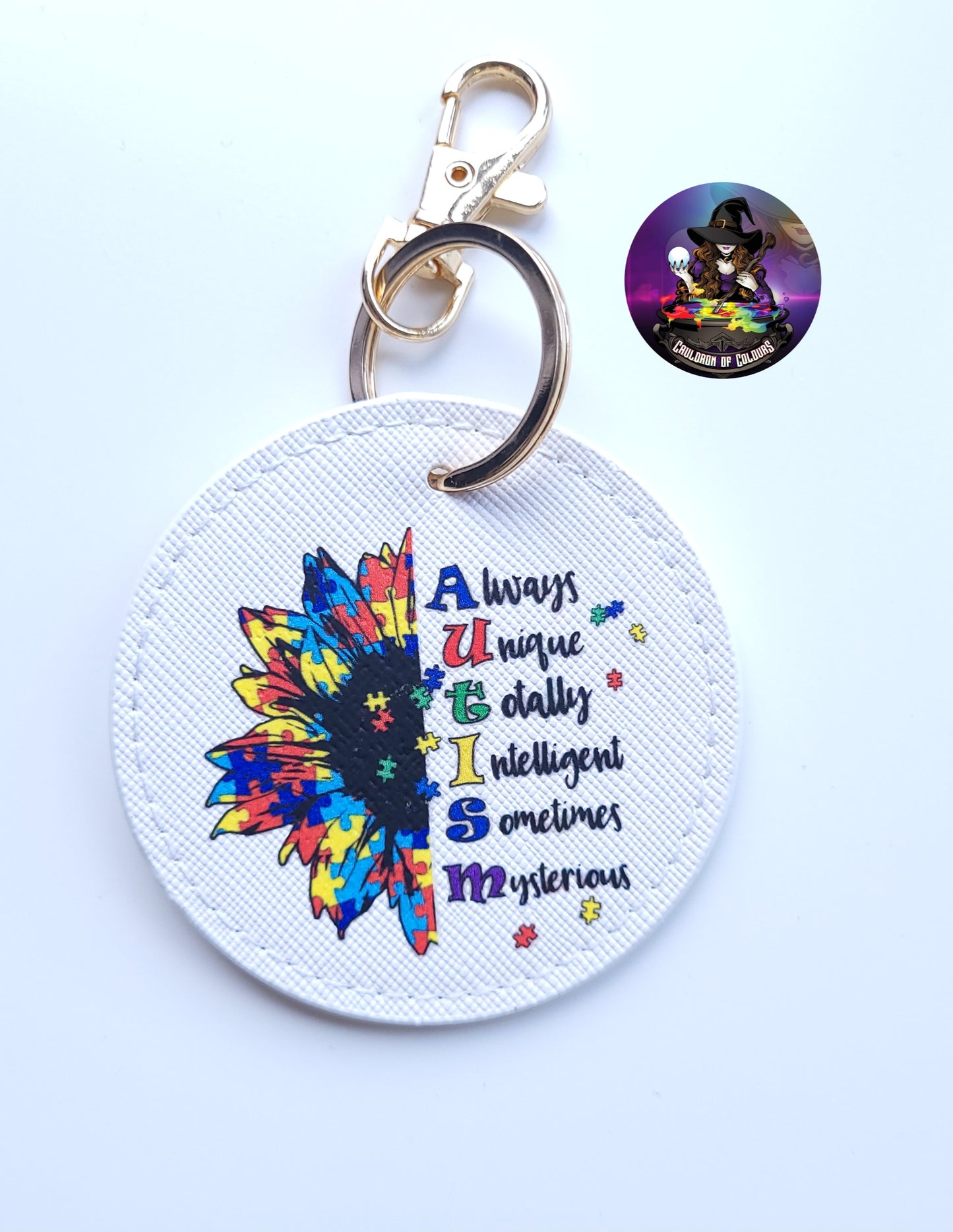 Autism Awareness Keyring