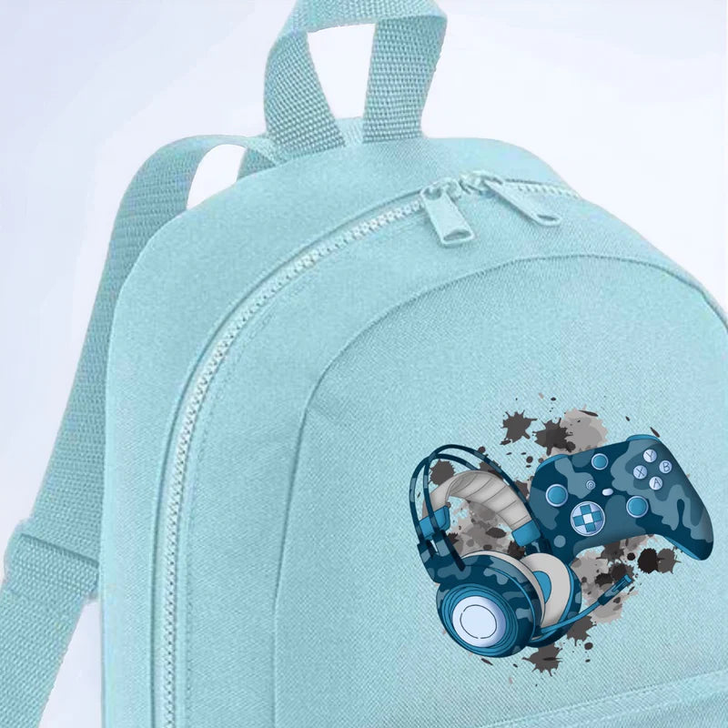 Powder Blue 7 Litre Backpack (with decal)