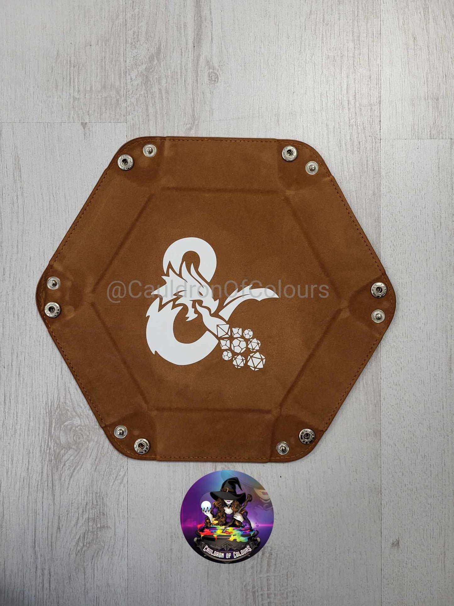 Dragon dice Tray, Portable D&D Dice Tray, Lightweight Foldable