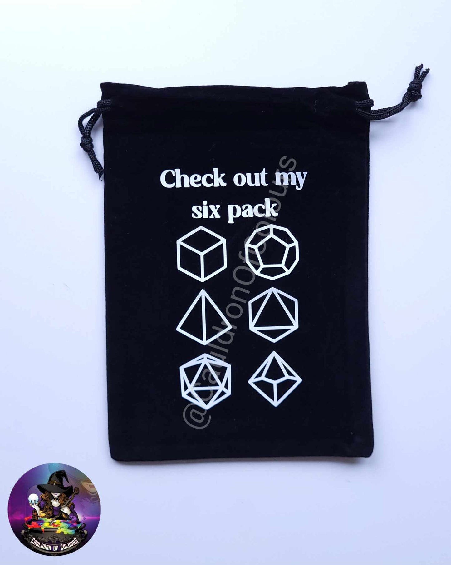 Check Out My Six Pack, Dice Bag