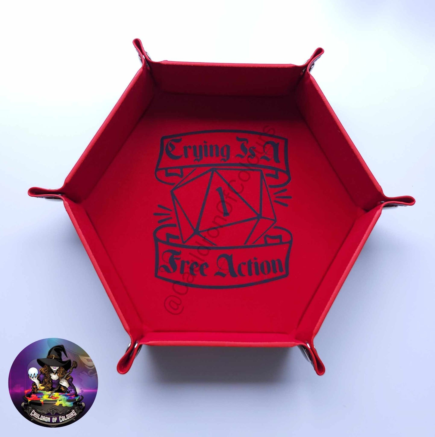 Crying is a free Action Dice Tray, Perfect for table top dice games