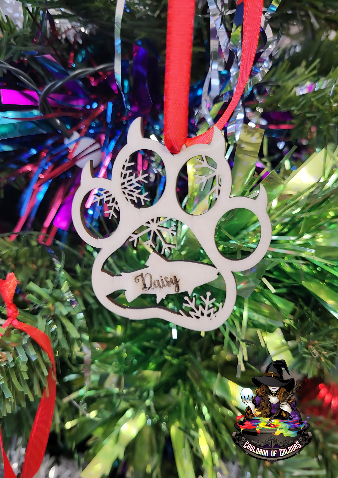 Personalised Cat/Dog Wooden Ornament