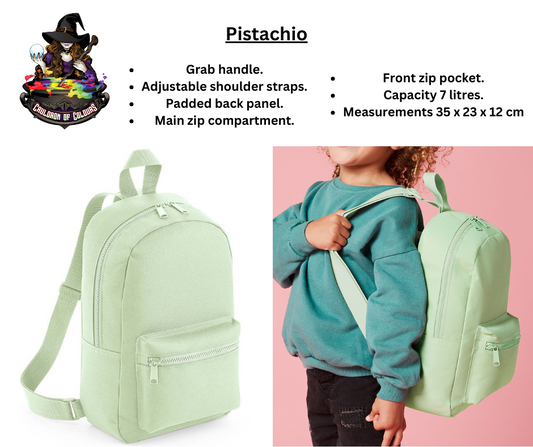 Pistachio 7 Litre Backpack (with decal)